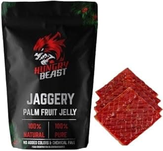 Healthy & Fresh Traditional Palm Jelly | Palmyra |Toddy | Thati Thandra | Palmyra Fruit Jelly | Palm Pulp Slice | Healthy and Nutritious Ripe Palm Pulp Slice | Traditional & Sun-Dried - (250 Grams)