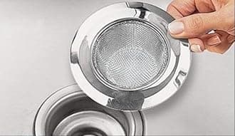 Ganesh Stainless Steel Sink Strainer Kitchen Drain Basin Basket Filter Stopper Drainer/Jali