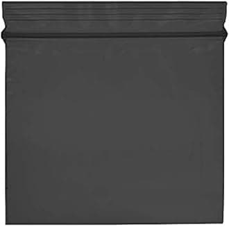 Grip Seal Zip Lock Resealable Plastic Bags (2x2 Inch (200 Pcs), Black)