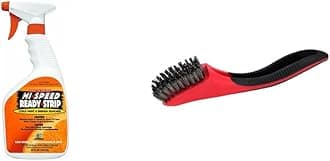 Sunnyside 68532 Hi-Speed Citrus Paint & Varnish Remover Quart Trigger Spray with Warner 3410493 5x11 Stainless Steel Stripper Brush