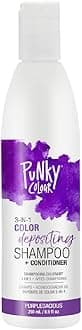 Punky Colour 3-in-1 Color Depositing Hair Cleanser & Conditioner, 8.5 fl oz. (Purpledacious)