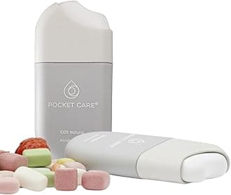 POCKET CARE | 2 Pack Gum scented Hand Cleanser Moisturizing Spray 1 Fl OZ- for Hands | Organic | Travel Size - Travel Accessories | 100% natural