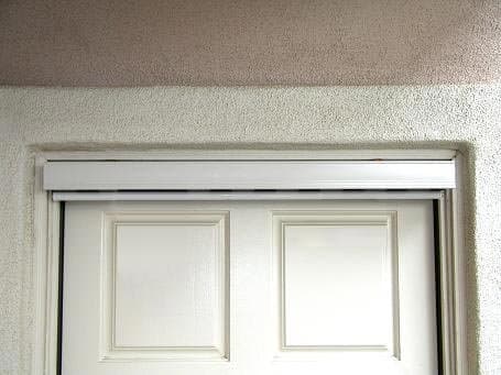 Pull-Down Retractable Screen Door - 36" Striped