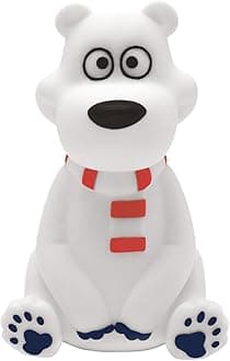LEXIBOOK - Polar Bear Color Nightlight for children's room, colour change, smooth light, Battery included, NLJ01PB