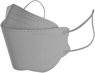 Rmaytiked4-Ply KF94 Breathable Face Masks Disposable 3D Nose Mouth Shields Filter