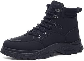AhicoFashion Boots Mens ankle boots Comfortable Casual Walking Boot