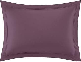 Yves Delorme Triomphe Iris King 21 x 37 in Sham - Extra Soft and Warm Luxury Sheets, 100% Natural Organic French Bed Linens - Breathable and Durable