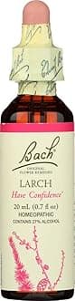 Bach Original Flower Remedies, Larch for Confidence, Natural Homeopathic Flower Essence, Holistic Wellness and Stress Relief, Vegan, 20mL Dropper