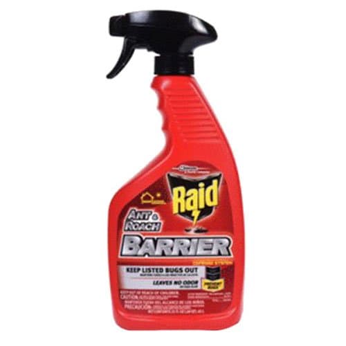Raid Ant & Roach Barrier Spray, Keep Listed Bugs Out, For Indoor & Outdoor Use, Leaves No Odor, 22 oz