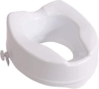 Aidapt 150mm (6") Elevation Raised Comfortable Toilet Seat Easy Fit White