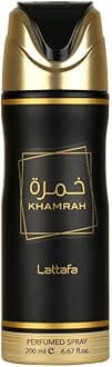 Khamrah Perfumed Deodorant Spray for Unisex, 6.7 Ounce / 200 ml