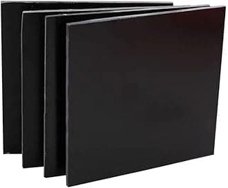 1pcs 0.2~4mm Thick Black Glassfibre Template Board Sheet G10 Epoxy Glass Fiber FR4 Fibreglass Plate 3D For Antistatic (Size : 500MM x 300MM, Color : 2mm)