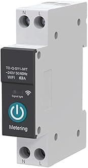 Eacam WiFi Intelligent Circuit Breaker Wireless Remotes Control Switch Mobilephone APP Remotes Viewing Intelligent Home Circuit Breaker Timing Countdown Loop Timing Modes