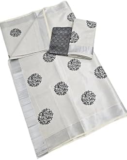 Kerala Kasavu Saree for Women, Onam Wedding Saree, Kerala Sarees for Women