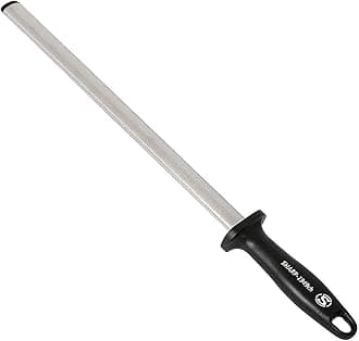 Diamond Steel 12 inch, Professional Sharpening Steel for Master Chef, Ideal for Kitchen Knife, Cooking Knife, Butchers and Japanese Knife, Hunter or Home Gourmet Blade Sharpening Stick