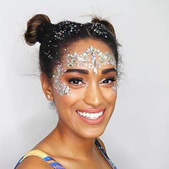 Holographic Silver - Face & Body Glitter - Chunky Glitter - Uses Include: Holidays, Cheerleading, Festival, Rave, Hair, Makeup, Face, Body, Nails, Resin, Arts & Crafts, Resin, Tumblers, Bath Bombs