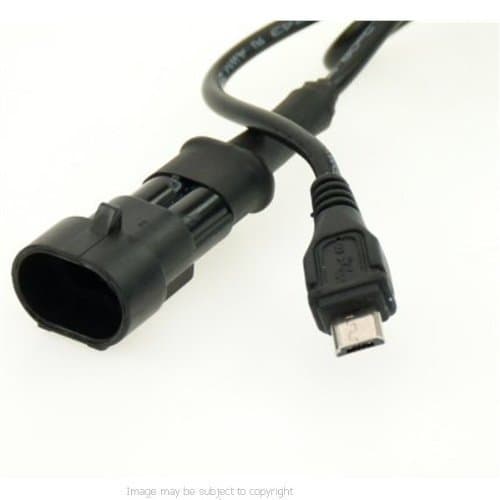BUYBITS Ultimate Addons Micro USB Connector for The Addons Waterproof Motorcycle Hard Wire Battery Cable (SKU 9811)