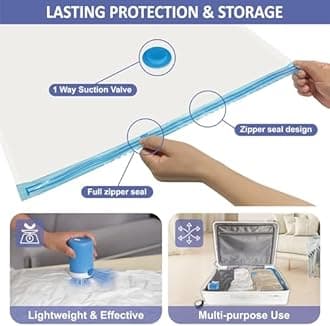 15 Pack Bags with Pump