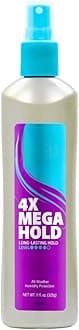 Mega Hold Non-Aerosol Hair Spray, Vitamin-Enriched Formula for Strong, Long-Lasting Hold, Alcohol-Free, Lightweight Finish, Suitable for All Hair Types, 11 oz (1-Pack)