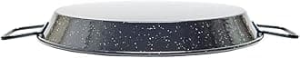 Garcima 14-Inch Enameled Steel Paella Pan, 36cm