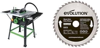 FURY5-S Multi-Purpose Table Saw with Additional Wood Carbide-Tipped Blade, 255 mm (230 V)