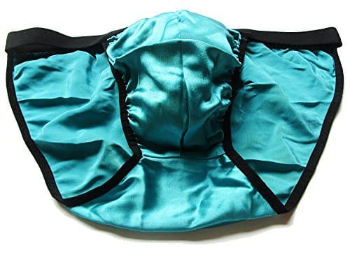 OpenHappiness Men Bikini/Briefs 100% Silk Satin Plain 2pcs Random Color ChinaSize S-5XL(M)