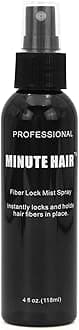Fiber Lock Hair Spray by Minute Hair - Best Spray to Hold Hair Fibers In Place. Amazing Price.
