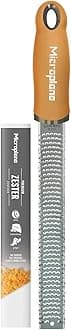 Microplane Premium Classic Zester, Stainless Steel, Mustard Yellow, 325 x 35 30 mm, 46623E