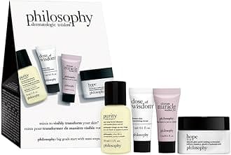 philosophy purity made simple one-step facial cleanser- with meadowfoam seed oil gently cleanses & melts away dirt, oil & stubborn makeup paraben-free face wash