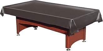 Pool Table Cover PVC Waterproof Dustproof for 7/8/9 Ft Billiard/Pool Table,Brown,7 Feet