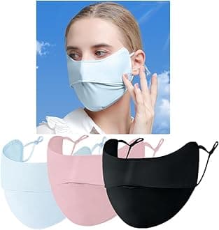 UV Face Mask Washable Reusable Exercise Breathable Sun Protection Golf Sports Face Mask for Women