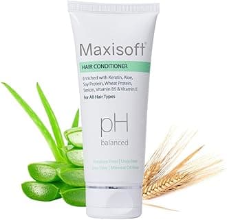 MAXISOFT Hair Conditioner 100 Ml | Healthy & Silky Smooth Hair | With Keratin, Aloe Vera, Vitamin B5 & E | Repairs Dry, Frizzy & Damage Hair (Pack Of 1),1 Count
