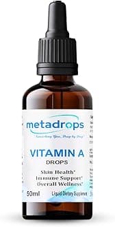 Vitamin A Liquid Supplement - Retinyl Palmitate, 100 Sublingual Servings for Enhanced Absorption, 50 mililitre