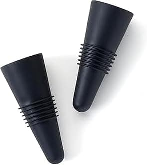Wine Stoppers and Beverage Bottle Stoppers, Silicone Set of 2