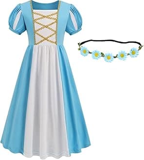 Renaissance Medieval Dress Princess Dress Girls Irish Costume Cosplay Retro Gown Birthday Halloween Xmas Party