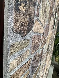Dundee Deco 3D Wall Panels - Cladding, Shades of Brown Grey Stone Look Wall Paneling, Styrofoam Facing for Interior and Exterior Applications, DIY, Set of 5, Covers 27 sq ft