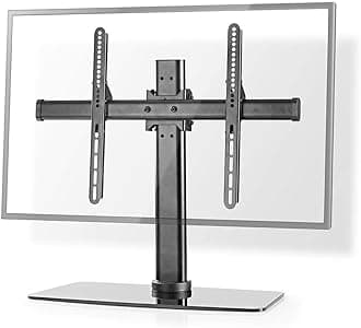 NEDIS Full-Motion TV Stand - 32 – 65 - Max. 45 kg - Universal - THREE height settings - Swivel and Tilt Black