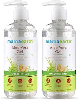 Aloe Vera Gel with Pure Aloe Vera & Vitamin E for Skin and Hair | Hydrates Skin | Soothes Irritated Skin - 300 ml (Pack of 2)