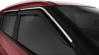 CAR SAAZ Chrome Line Door Visor for Bolero XL(2000-2007)(Set of 6Pcs) | Rain Guard | Wind Deflector