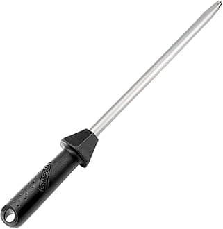 119N Diamond Knife Sharpener Sharpening Rod, Honing Steel (Diamond Coated, 10 Inch)