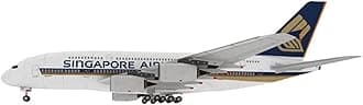 MOOKEENONE 1:120 Paper A380 Singapore Airlines Airplane Model Simulation Aircraft Kit for Collection and Gift (Unassembled)