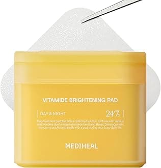 Toner Pads [Vitamide] - Radiance Boosting Pad for Clear, Illuminating Skin - Contains Niacinamide & Sea Buckthorn - Blemish Care, Skin Toning - Vegan Stretchable Fabric Pads (100 Count)