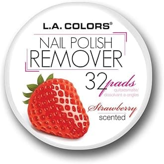 LAC Polish Remover Pads Strawberry Scent