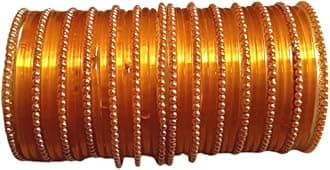 Shuhag glass bangles set