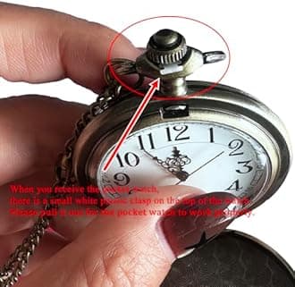 Pocket Watch Quartz Analog for Men Planet Dial Necklace Pocket Watch Xmas Gift