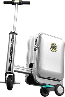 Airwheel SE3-SL 15 LBS Portable Horse Riding Luggage Suitcase Ultralight Travel Silver Riding Suitcase