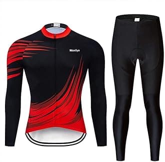 Men's Quick-Dry Cycling Jersey Set Road Bike Bicycle Shirt + Bib Pants with 9D Gel Padded MTB Riding Clothing kit