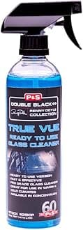P & S Professional Detail Products True Vue RTU Glass Cleaner, Professional Grade Formula for Sparkling Clean Automotive Glass Surfaces - 16 oz Spray