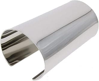 2 Pieces Gold Tone Cuff Bangle Bracelet Set for Women Girls Adjustable Smooth Wide Thin Thread Wire Armband Armlet Wrist Jewelry Set