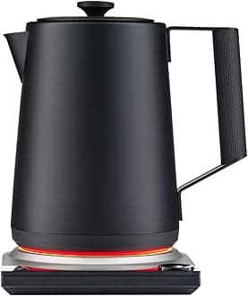 SAKI Luna Electric Kettle Pro, Temperature Control with 7 Presets, 60min Temperature Hold 1.75L Electric Tea Kettle, 304 Stainless Steel Kettle, Auto-Off & Boil-Dry Protection, BPA Free